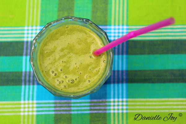 Banana-Pear-Orange-Pineapple Green Smoothie