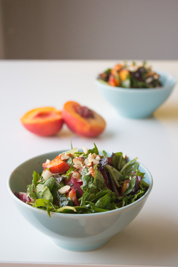 Simple Peach Salad