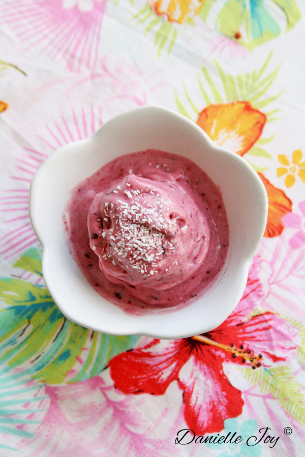 Quick & Simple Banana-Berries Sorbet